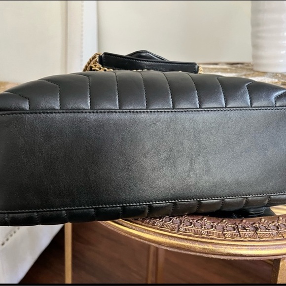 SAINT LAURENT LOULOU MATELASSE MEDIUM  QUILTED LEATHER SHOULDER BAG - Picture 4 of 16